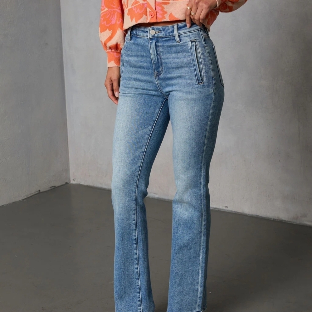 Flying Monkey Light Blue Flare Jeans